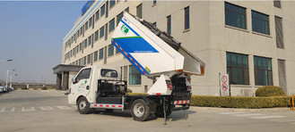Xe tải thu gom rác 103kw, xe tải dọn rác cho sân bay
