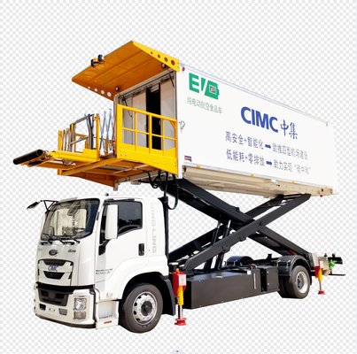 Xe phục vụ điện Xe tải sân bay phục vụ hành khách lên máy bay